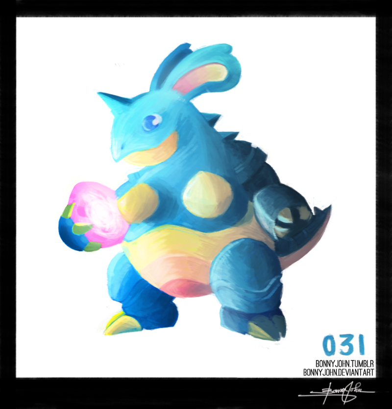 Illustration for article titled Nidoqueen! Pokemon One a Day!